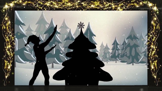 Merry Christmas 3D ? shadow greetings and Happy New year 2020? / Shadow Theatre Verba